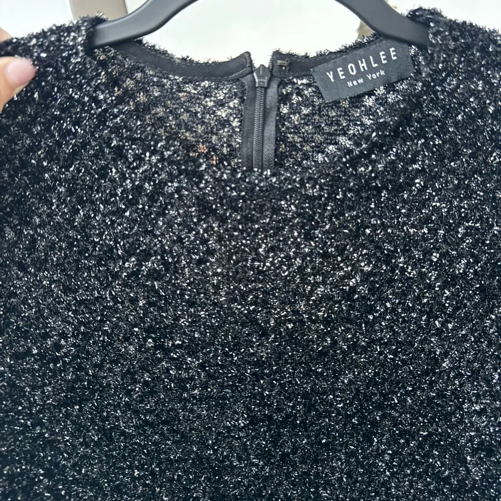 Yeohlee New York Black Bodycon Midi Dress Size Medium - Picture 6 of 10